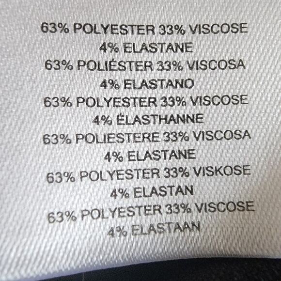 Michael Michael Kors Black Straight Leg Trouser Pants Size 8 - Picture 8 of 9